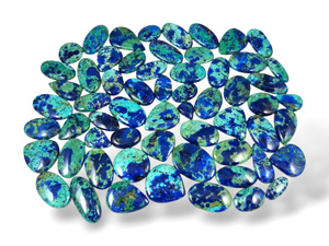 Cabujón de Azurita Azul Natural de Alta Calidad, Formas Mixtas, Piedra Preciosa Suelta para Joyería, Lote al por Mayor, Radha Arts, 20mm-35mm - Product Image 3