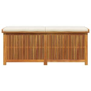 Solid Acacia Wood <b>Cushion</b> Box 59.1 X 19.7 X 23.8 In Outdoor Storage Unit <b>Rectangular</b> Multifunctional - Product Image 5