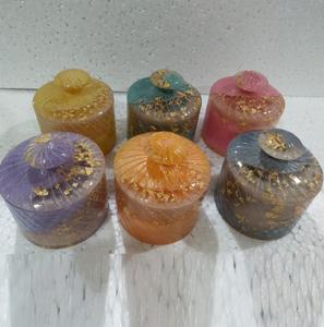 Alimentos secos de resina, tapa superior de tornillo transparente, tarro acrílico ligero para almacenar aperitivos y alimentos secos - Product Image 5