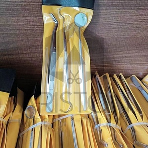 ชุดกระจกส่องฟัน3ชิ้นทำจากสเตนเลสสตีลคู่มือคุณภาพสูงผ่านการรับรอง CE - Product Image 3