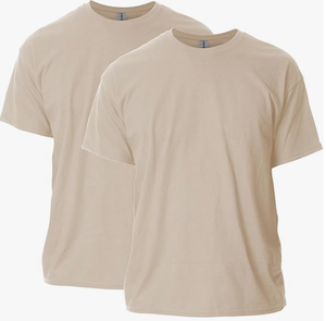 T-shirt décontracté pour homme en coton satiné uni, manches courtes, respirant, séchage rapide, col rond, vêtement d'été, tee-shirt basique pour adulte - Product Image 3