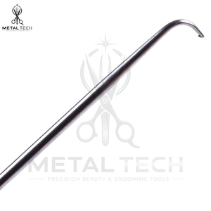 Lot de porte-aiguilles métalliques violets pour ventilation, aiguilles micro-crochets en acier, outil professionnel pour extensions capillaires et perruques en dentelle - Product Image 4