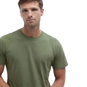 T-shirt col rond pour homme, manches courtes, tricoté, uni, décontracté, usage quotidien, logo personnalisé, grossiste fournisseur Pakistan Chine, personnalisation possible - Product Image 3