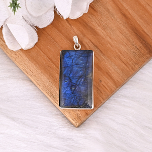 Pendentif en argent sterling 925 en gros, labradorite naturelle, pendentif unique et délicat, pierre précieuse de guérison, cadeau pour mariages - Product Image 2