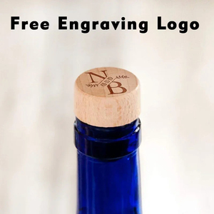 Bouchon de bouteille de vin écologique personnalisé, fourni par l'usine, pour bouteille de vin, bouteille en verre, bouchons de vin personnalisés - Product Image 3