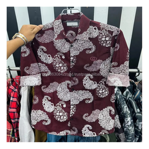 Collection Automne 2026 – Chemises à Carreaux en Coton pour Hommes de Marque Mondiale Populaire, Manches Longues, Col Rabattu, Broderie, 2 Poches - Product Image 5