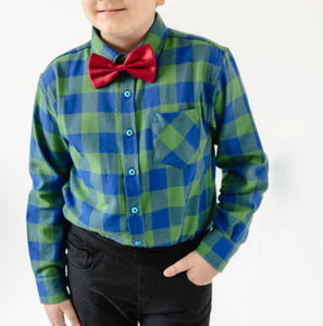 เสื้อเชิ้ตแฟลนเนลผู้ชายทรงเข้ารูป คอปกพับ ปลายเสื้อโค้ง ดีไซน์ทันสมัย สไตล์ลำลอง ผ้าฝ้าย ใส่ได้ในฤดูใบไม้ร่วง - Product Image 6