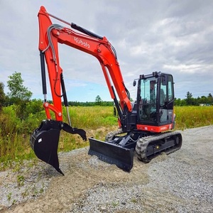 Mini-excavatrice sur chenilles Kubota KX080-5 d'occasion, moteur Kohler haute efficacité, pompe PLC, moteur puissant, excavatrice hydraulique - Product Image 2