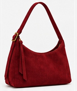 Sac à bandoulière Gravs en cuir véritable de qualité supérieure, style vintage Angleterre-Japon, pour femme, été, souple, minimaliste, avec fermeture éclair - Product Image 5