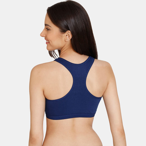 High Impact Full Adjustable Sports Bra For Ladies Breathable Stretchy Workout Top Solid Color Women's Active Wear Sports Bra - Product Image 2