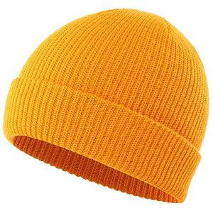 Gorro de Punto Acrílico 100% con Logotipo Personalizado y Acabado Desgastado - Product Image 1