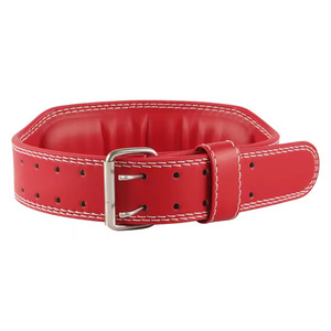 <b>Men's</b> Weightlifting <b>Belt</b> Cowhide Material Non-Slip Buckle Closure Adjustable Lumbar Support <b>for</b> <b>Gym</b> Bodybuilding Fitness - Product Image 2