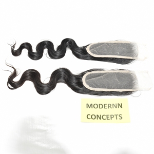 Cheveux vierges indiens bon marché bruts non traités blonds Faisceaux Deep HD Closure Bodywave Natural Wave Vendeur de cheveux humains - Product Image 1