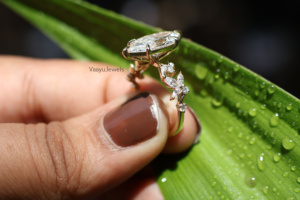 Anillo de diamantes de oro para mujer con diamantes certificados por IGI, diamantes cultivados en laboratorio, joyería de lujo para compromiso, oro de 10K, 14K, 18K, plata 925, 935 - Product Image 4