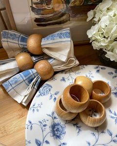 Anillos Decorativos de Madera para Servilletas, Hechos a Mano para Decoración Rústica de Bodas, Accesorios de Mesa para Cenas y Fiestas, Anillos de Madera Natural para Decoración de Mesa - Product Image 5
