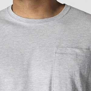 Camiseta de Manga Corta Casual para Hombre, Cuello Redondo, Corte Regular, 100% Algodón de la Mejor Calidad, Transpirable, Secado Rápido, Color Sólido, Logotipo Frontal, 180g - Product Image 6