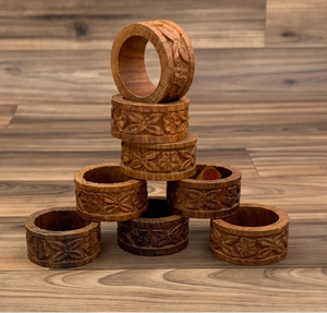 Anneaux de serviette en bois personnalisés tendance, de haute qualité, écologiques, luxueux, pour la maison et les mariages, best-sellers - Product Image 6