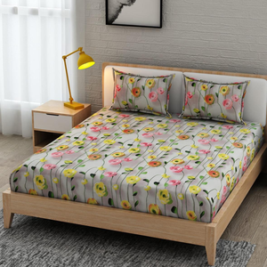 Sábana Digital 7D Nature de Diseño |   Tela con Sensación de Algodón Suave |   Juego de Ropa de Cama con Estampado de Panel Premium |   Elegante Juego de Hogar de 3 Piezas - Product Image 1