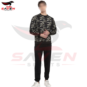 Fournisseur en gros OEM – Sweat-shirt polaire personnalisé pour homme, à motif uni, avec poignets côtelés, pull décontracté chaud pour l'hiver - Product Image 5