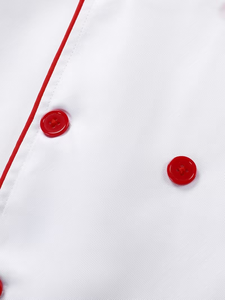 Men and Women Unisex Chef Coat Long Sleeve Chef Jacket Breathable Comfortable Button-Up Closure Kitchen Restaurant Uniform - Product Image 5