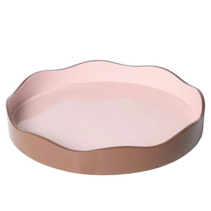 Nueva colección de bandejas lacadas con un elegante diseño festoneado, hechas en Vietnam con colores OEM y ODM. - Product Image 1