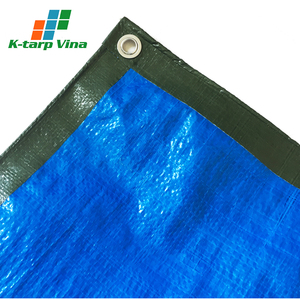 High Grade Green Blue PE Coated Virgin Woven <b>Tarpaulin</b> Anti UV Tricot <b>Waterproof</b> Eco-Friendly Flame Retardant Industrial - Product Image 6