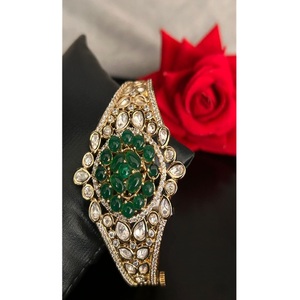 Alluring Premium Quality Trendy Brass Gold Plated Single Openable <b>Bangles</b> for Women & Girls for Wedding Collection - Product Image 2