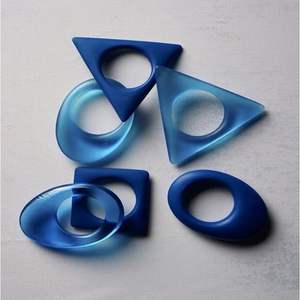 Anneaux de serviette en résine faits à la main pour la décoration de table, accessoire de vaisselle haut de gamme - Product Image 4