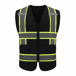 Chaleco de Seguridad Reflectante de Alta Visibilidad ANSI Clase 2 para Trabajo y Ciclismo, Transpirable, Impermeable, con Luz LED Intermitente y Logotipo Personalizado - Product Image 2