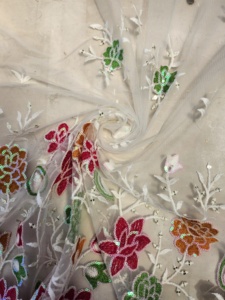High Quality Embroidered Net <b>Polyester</b> <b>Fabric</b> for Luxury Dresses Bridal Gowns Home Decor Fashion Accessories and Crafting - Product Image 6