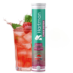 Sugar-Free Mixed Berry Flavor Liver Detox <b>Tablets</b> 1 Tube Milk Thistle NAC Capsules Powder for Adults Pregnant Women - Product Image 6