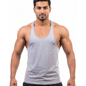 Custom Sporty <b>Running</b> <b>Singlet</b> Sublimation Printed O-Neck Lightweight Quick Dry Breathable Workout Tank Top 100% Polyester Men - Product Image 3
