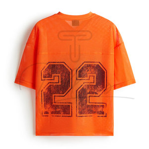 Camiseta Oversize Ligera de Secado Rápido, Transpirable, de Corte Cuadrado, con Estampado Personalizado - Product Image 5