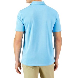 เสื้อเชิ้ตผู้ชายผ้าฝ้าย 100% คุณภาพสูง ทรงโอเวอร์ไซส์ ระบายอากาศได้ดี  ปักโลโก้ด้านหน้าตามแบบที่ต้องการ  แขนสั้น  ผ้าถักเนื้อแน่น สำหรับธุรกิจ - Product Image 5