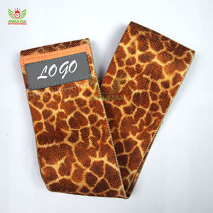 ชุดยางยืดออกกำลังกายสำหรับบริหารสะโพกผู้หญิง แบบวงกลม กว้าง กันลื่น สำหรับออกกำลังกายกล้ามเนื้อก้น ทำจากโพลีเอสเตอร์คุณภาพสูง - Product Image 1