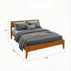 American <b>pine</b> plywood <b>bed</b> Modern convertible bedroom set Durable safe <b>bed</b> for kids Moon Queen <b>bed</b> frame - Product Image 6