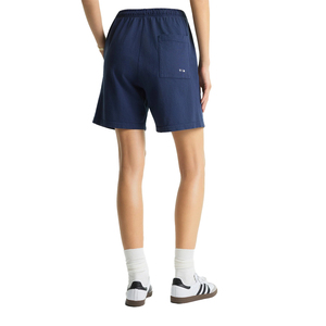 Shorts de sport personnalisés pour femmes Ivy en jersey de coton premium, poids lourd 260 GSM, style athlétique et décontracté, taille élastique, personnalisables - Product Image 2