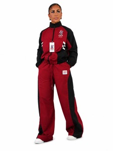 <b>Women's</b> Outdoor Windbreaker Track Suit Lightweight <b>Jacket</b> and Jogger Pants for Workout Fitness Travel and Casual Wear - Product Image 2