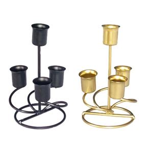 Soporte de portavelas de latón de calidad de tendencia clásica hecho a mano Navidad hogar regalo decorativo objeto acentos hechos en India - Product Image 3