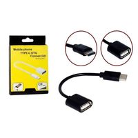 Kit de conexión de cable OTG tipo C para teléfono móvil, adaptador USB