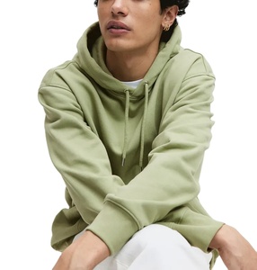 Sweat à capuche unisexe en molleton épais 100 % coton/coton polyester, imprimé par décoloration, couleur personnalisée, haute qualité pour l'hiver - Product Image 2