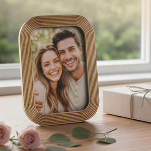 Ornate Resin Photo <b>Frame</b> Oval Shape Tabletop Vertical Display Gray Decorative <b>Picture</b> <b>Frame</b> - Product Image 1