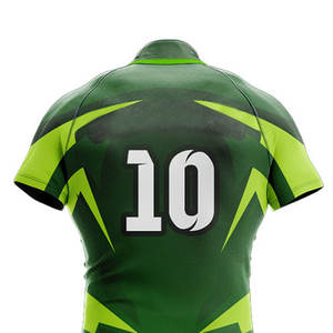Uniforme de Rugby de Manga Corta con Estampado Digital Personalizado al por Mayor, Uniforme de Fútbol de Rugby de Malla de Alta Calidad - Product Image 6