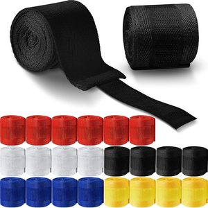 Vendas para manos estilo mexicano de 3m, guantes para boxeo, MMA, Muay Thai, kickboxing, vendas de entrenamiento, color amarillo claro - Product Image 2