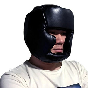 Services OEM, conception personnalisée, protège-tête de boxe imprimé, équipement d'entraînement de boxe en cuir PU, protège-tête de boxe en vente en ligne - Product Image 2