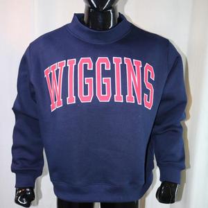 Sweat-shirts WIGGINS à col montant 450 GSM, broderie personnalisée avec nom, coupe ample et oversize, en molleton 100% coton French Terry - Product Image 5