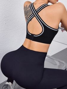 Nuevo Diseño de Sujetador Deportivo de Alta Intensidad para Mujer, Simple, Transpirable, con Espalda Cruzada, para Fitness, Running y Yoga - Product Image 2