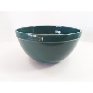 ชามผสมเซรามิกสีเขียวเข้มเงางาม รูปทรงโค้งมน ทนทาน ทนความร้อน ปลอดภัยสำหรับอาหาร เหมาะสำหรับครัวสมัยใหม่ - Product Image 2