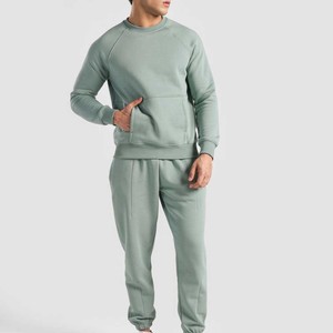 ชุดวอร์มสองชิ้นสีเขียวอ่อนสำหรับผู้ชาย ดีไซน์สั่งทำได้ ผลิตภัณฑ์ล่าสุดจากซัพพลายเออร์ปากีสถาน ระบายอากาศได้ดี ชุดเซ็ตเข้าชุดกัน - Product Image 1