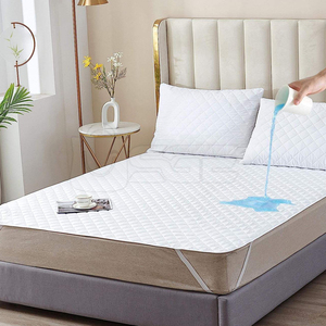 Soft Touch Knitted 4 Corner Elastic Mattress Protector Waterproof Protection 400TC Luxury Fabric Machine Washable Durable - Product Image 2
